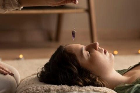 A serene hypnotherapy, aiding fertility through stress reduction and emotional balance.
